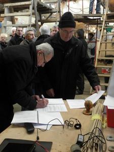 Signature de la convention de souscription avec la Fondation du patrimoine