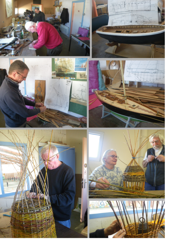 Travaux d’hiver (suite), vannerie et maquettes