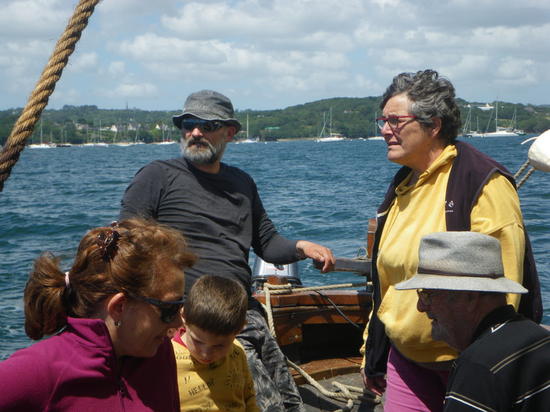 Sortie du 11 juin 2022 sur la Marie-Claudine – Pol, Marie-Claire, Timéo, Michèle, Claudo et Gérald
